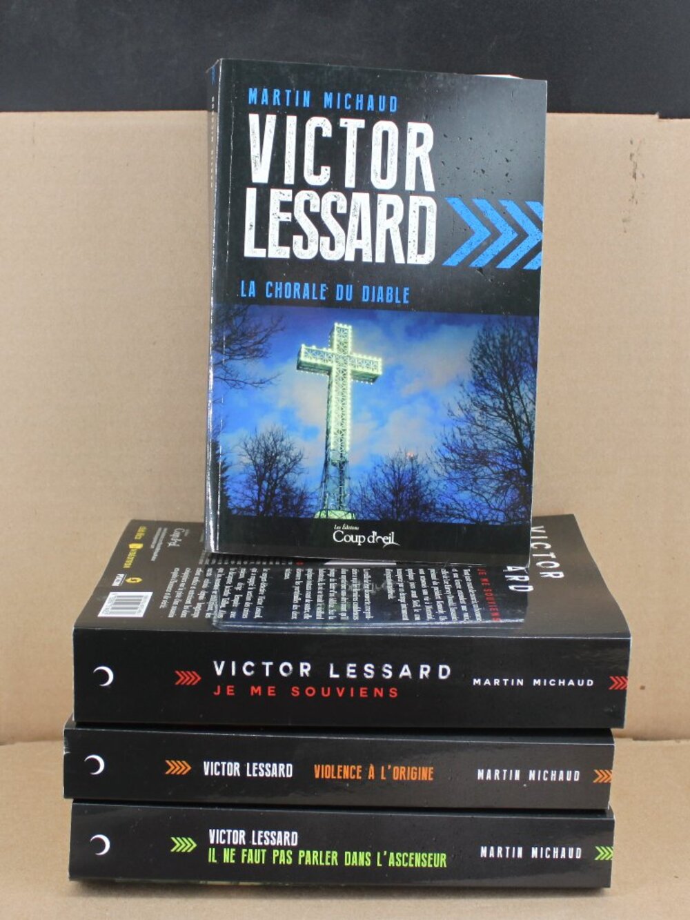 Lot 4 Livres Martin Michaud - Victor Lessard tome 1 a 4 French